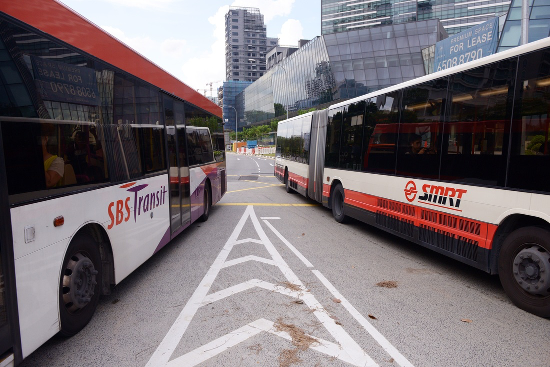 Public buses in Singapore